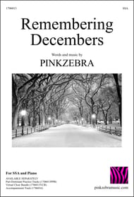 Remembering Decembers SSA choral sheet music cover Thumbnail